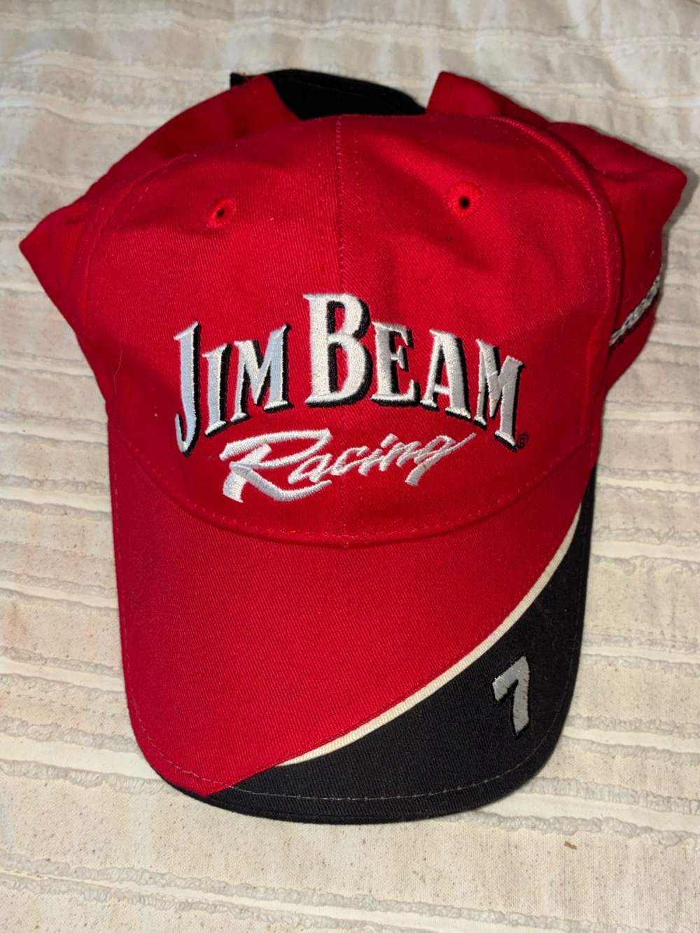 Jim Beam Racing Red and Black Cap